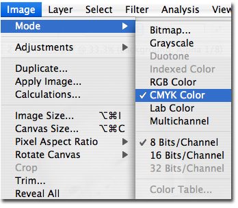 Instructions on to how change your color mode to CMYK within Photoshop Instructions on to how change your color mode to CMYK within Photoshop
