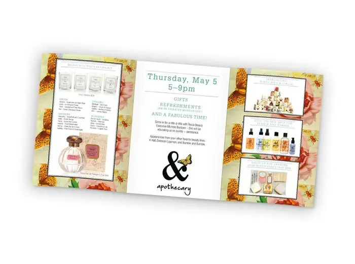 Product image of the Folded Triple 5x7 Postcard