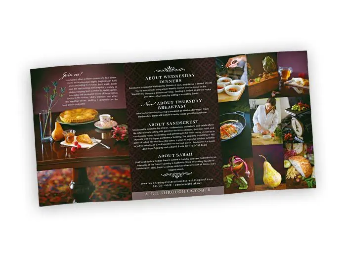 Product image of the Folded Triple Deluxe Postcard