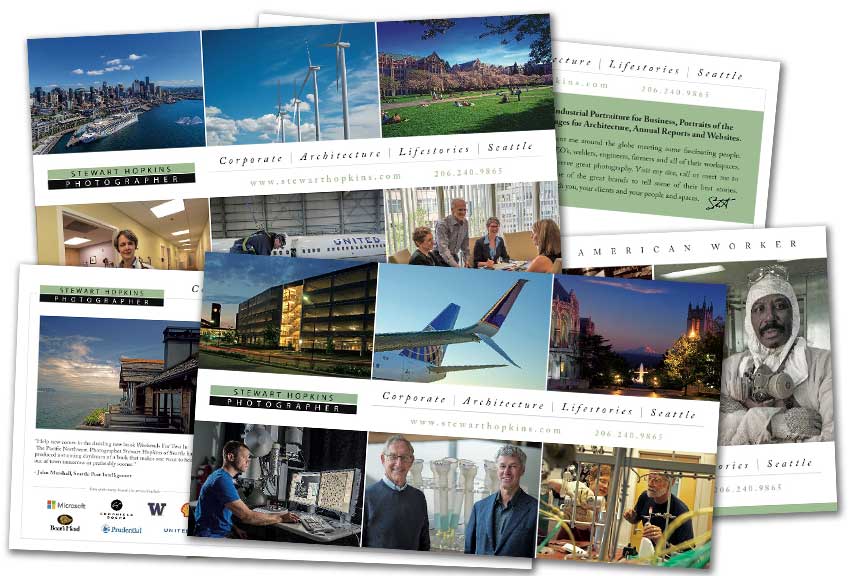 postcards printed by photographer stewart hopkins
