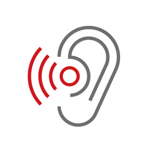 icon of an ear listening