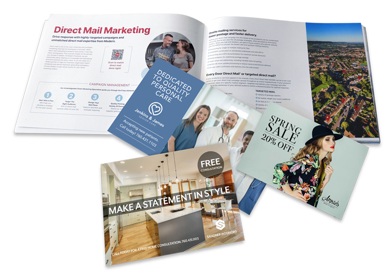 Marketing Kit Marketing Kit Printed Samples With Booklet and Postcards