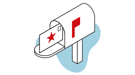 Direct Mail Icon | Modern Postcard