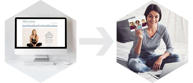 Postcard Retargeting converts website visitors.