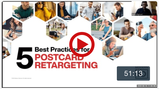 Postcard Retargeting Best Practices Webinar on Demand