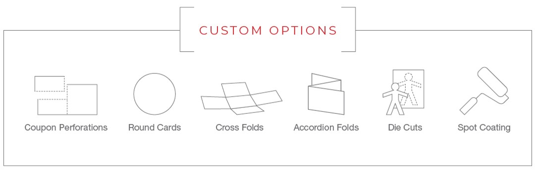 Custom Printing Options Custom Printing Options